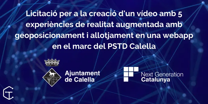Licitació per a projecte amb l'Ajuntament de Calella