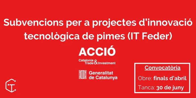 Ajut d’innovació tecnològica per a pimes
