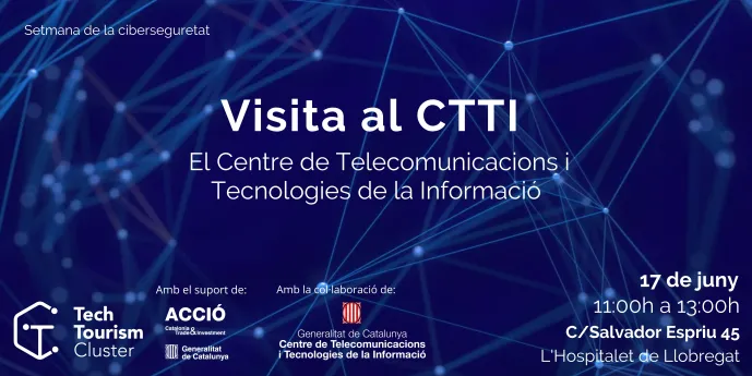 Visita al CTTI i a la Agència de Ciberseguretat de Catalunya  